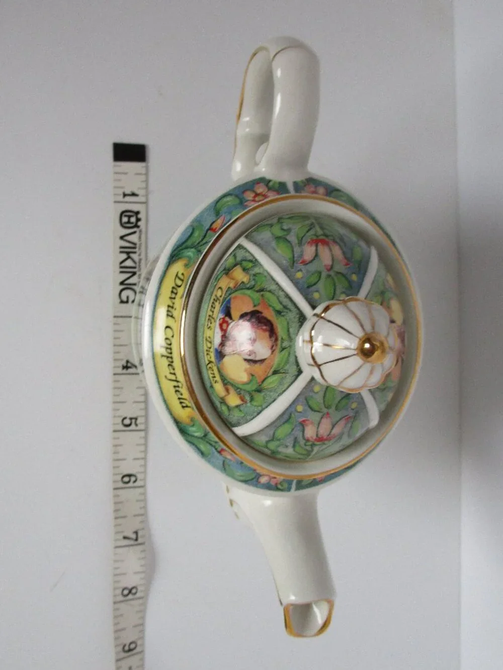 small porcelain teapot